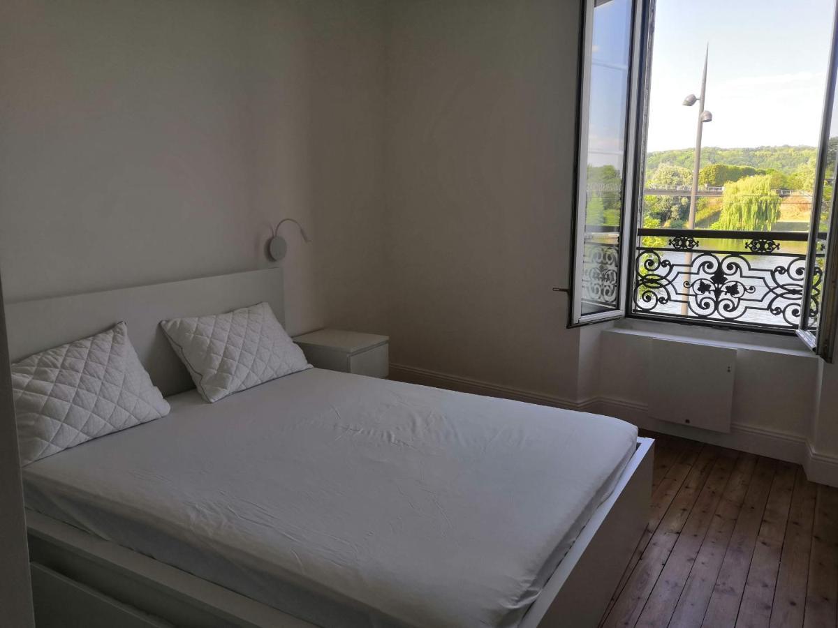 Grand 2P Terrasse Bord De Seine Lejlighed Mantes-la-Jolie Eksteriør billede