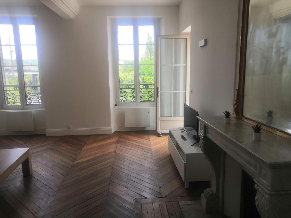 Grand 2P Terrasse Bord De Seine Lejlighed Mantes-la-Jolie Eksteriør billede