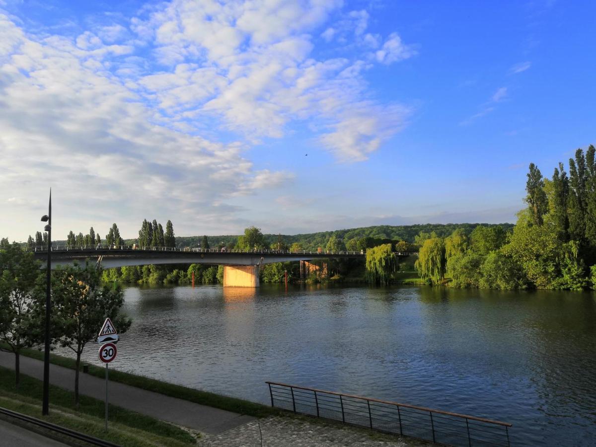 Grand 2P Terrasse Bord De Seine Lejlighed Mantes-la-Jolie Eksteriør billede